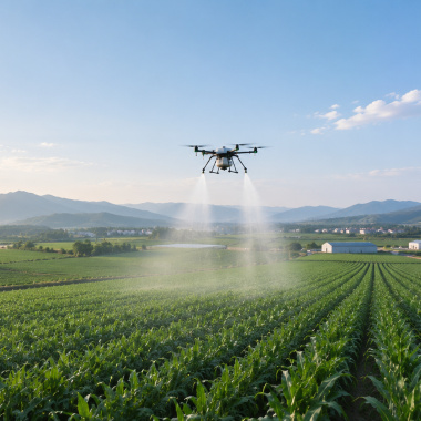 IPET low noise agricultural spraying UAV