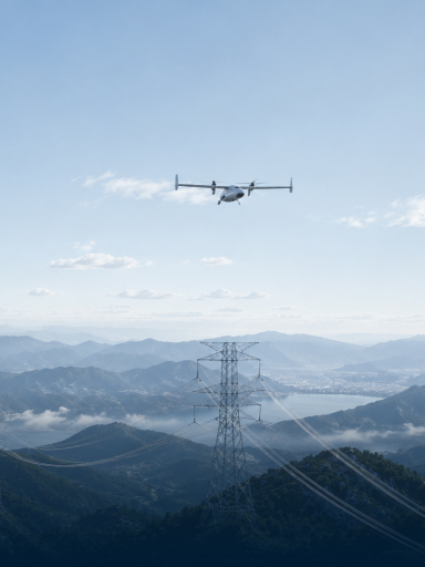 ipet-iv-series-fixed-wing-uav-power-line-inspection