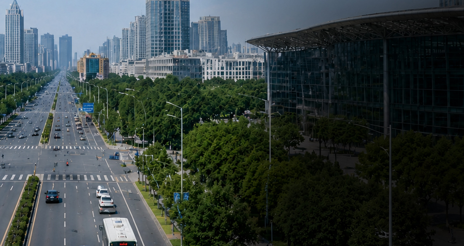 Low-noise UAV operation over urban roads and public areas for controlled acoustic impact
